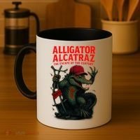 Alligator Alcatraz Escape Warning MAGA Coffee Mug thumb 4