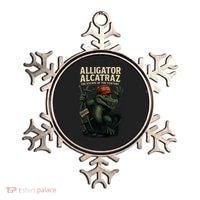 Alligator Alcatraz Escape Warning MAGA Ornament thumb 0