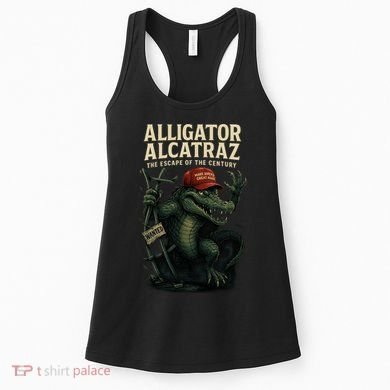 Alligator Alcatraz Escape Warning MAGA Women's Tank Top