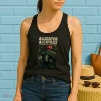 Alligator Alcatraz Escape Warning MAGA Women's Tank Top thumb 2