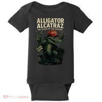 Alligator Alcatraz Escape Warning MAGA Baby Bodysuit thumb 0