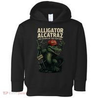 Alligator Alcatraz Escape Warning MAGA Toddler Hoodie thumb 0