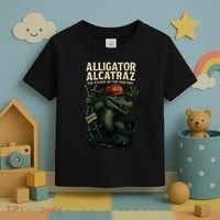 Alligator Alcatraz Escape Warning MAGA Toddler T-Shirt thumb 3