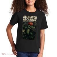 Alligator Alcatraz Escape Warning MAGA Kids T-Shirt thumb 2