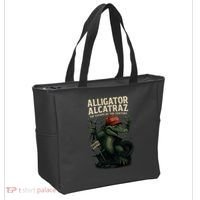Alligator Alcatraz Escape Warning MAGA Tote Bag thumb 2