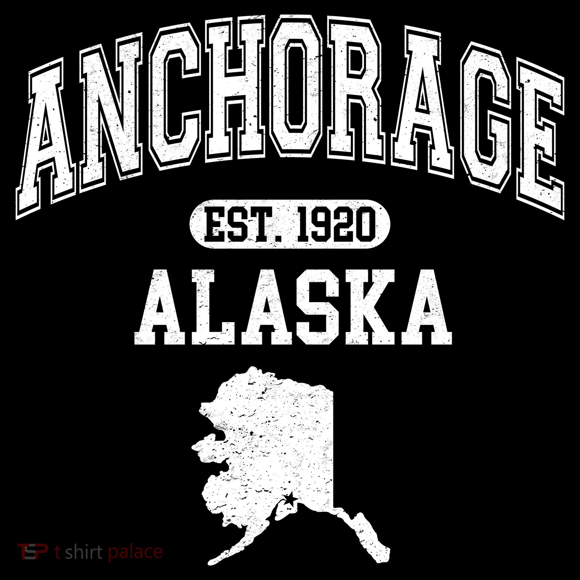 Anchorage Alaska Est. 1920 Varsity Bucket Hat