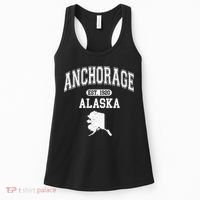 Anchorage Alaska Est. 1920 Varsity Women's Tank Top thumb 0