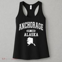 Anchorage Alaska Est. 1920 Varsity Women's Tank Top thumb 3