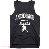 Anchorage Alaska Est. 1920 Varsity Tank Top thumb 0