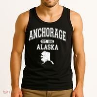 Anchorage Alaska Est. 1920 Varsity Tank Top thumb 3