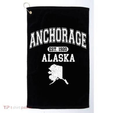 Anchorage Alaska Est. 1920 Varsity Golf Towel