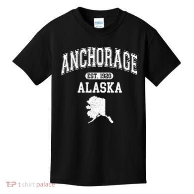 Anchorage Alaska Est. 1920 Varsity Kids T-Shirt
