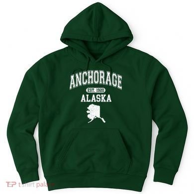 Anchorage Alaska Est. 1920 Varsity Hoodie