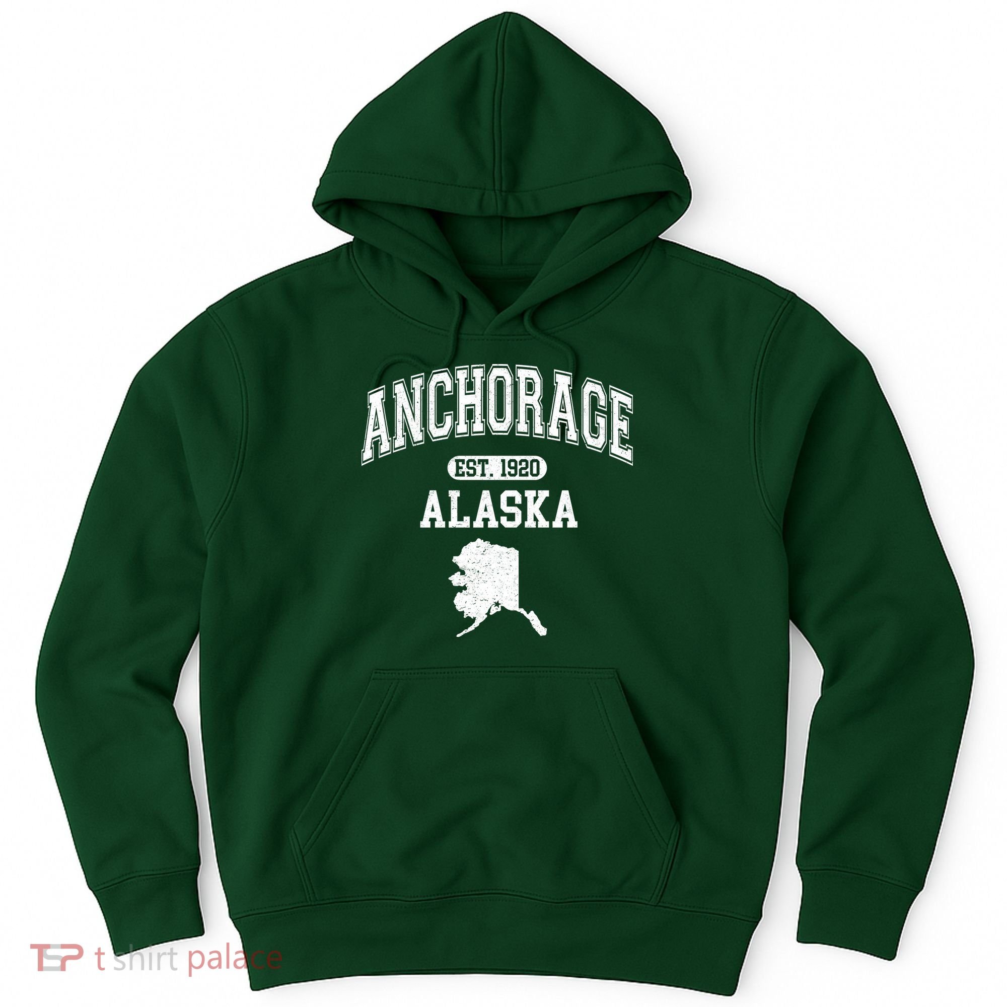 Anchorage Alaska Est. 1920 Varsity Hoodie