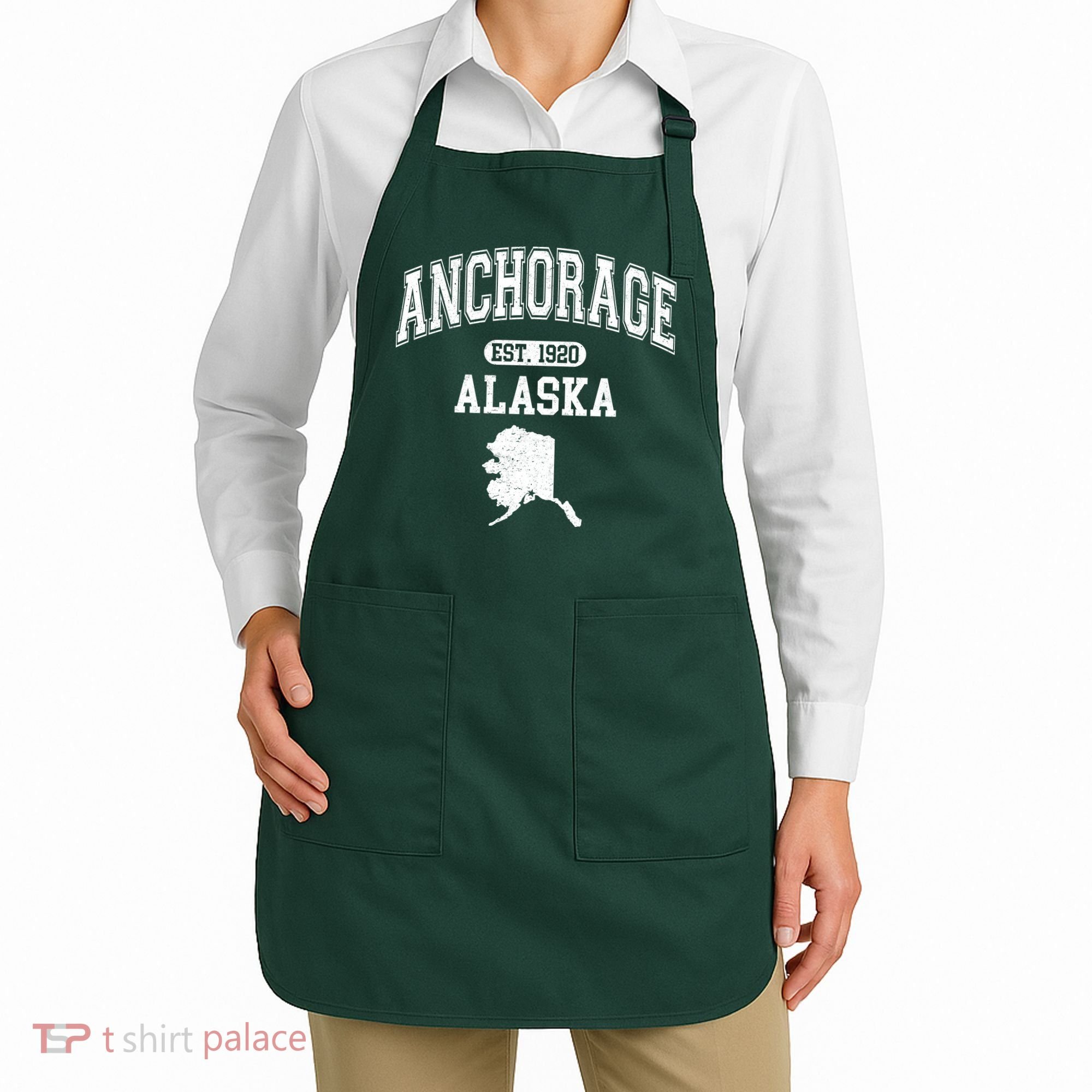 Anchorage Alaska Est. 1920 Varsity Apron