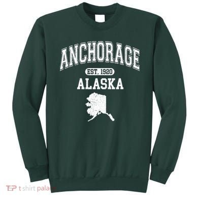 Anchorage Alaska Est. 1920 Varsity Sweatshirt