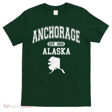 Anchorage Alaska Est. 1920 Varsity T-Shirt
