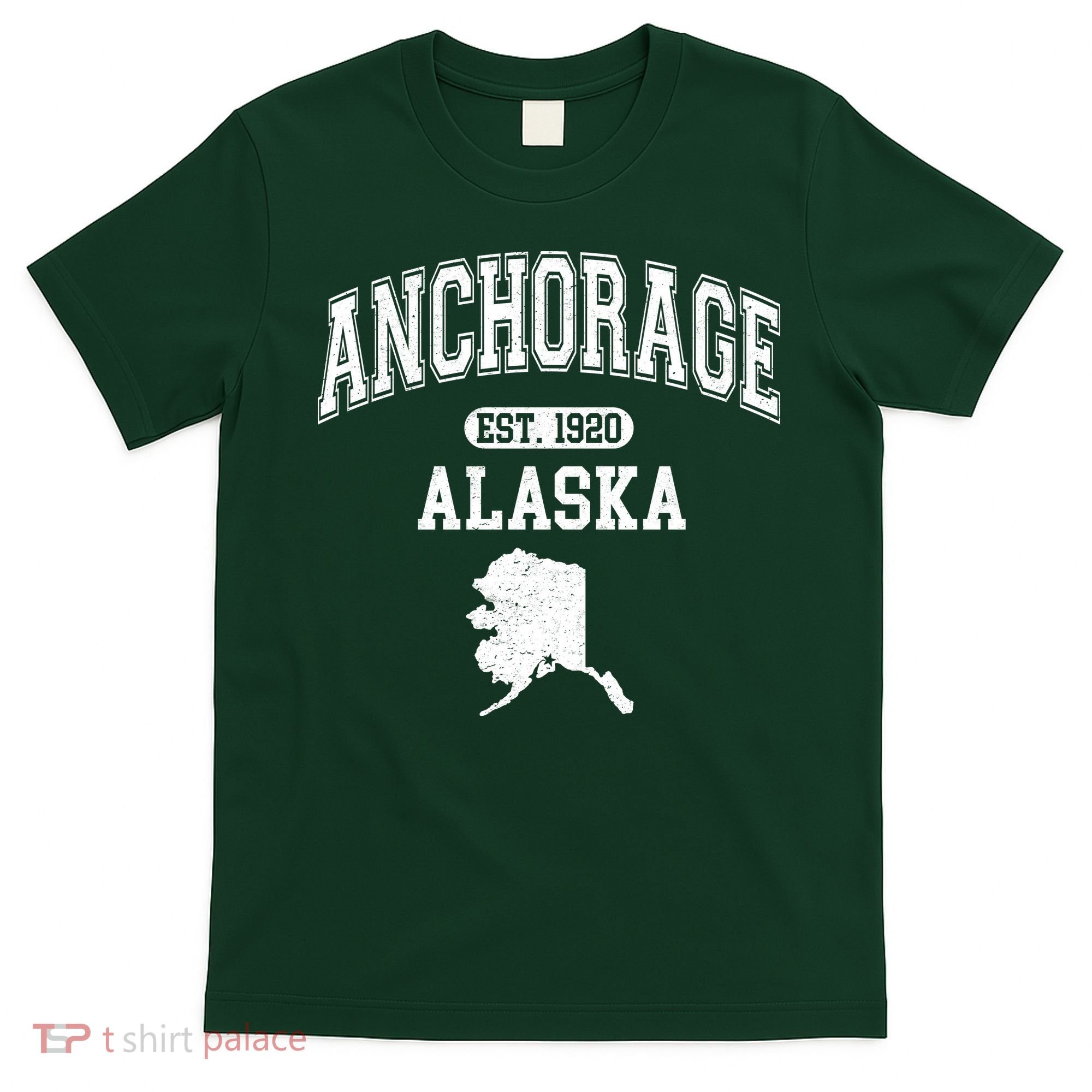 Anchorage Alaska Est. 1920 Varsity T-Shirt