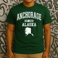 Anchorage Alaska Est. 1920 Varsity T-Shirt thumb 3