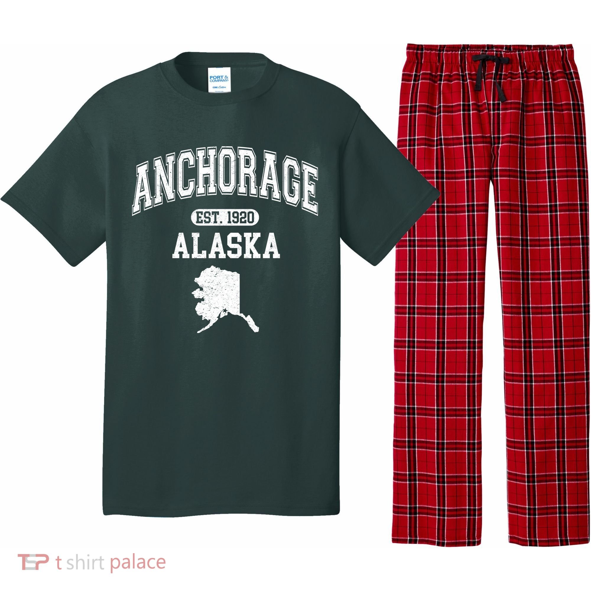 Anchorage Alaska Est. 1920 Varsity Pajama Set