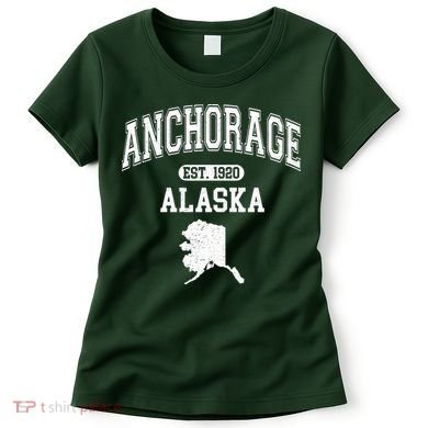 Anchorage Alaska Est. 1920 Varsity Women's T-Shirt
