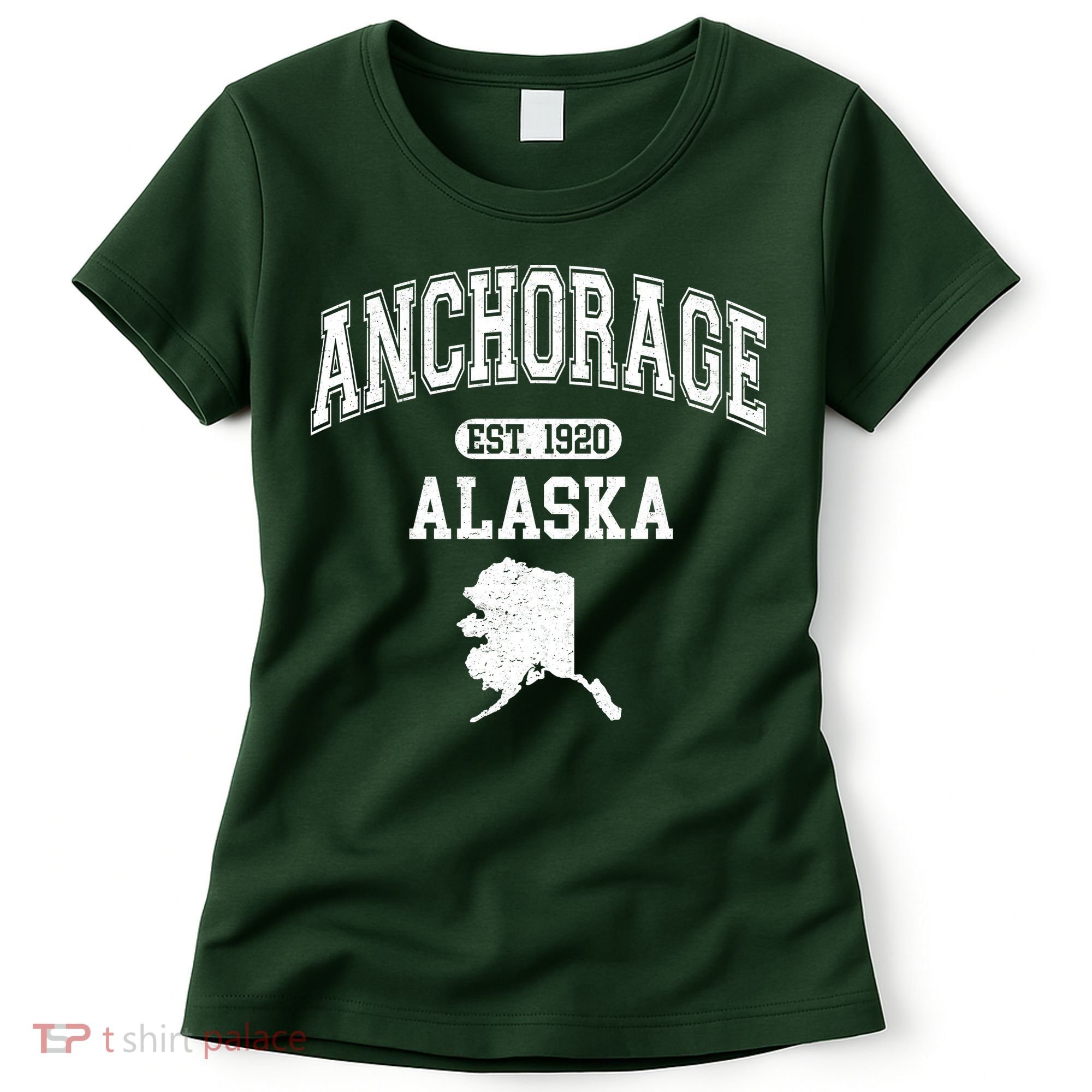 Anchorage Alaska Est. 1920 Varsity Women's T-Shirt