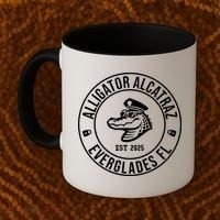 Alligator Alcatraz Everglades Florida Est 2025 Coffee Mug thumb 2