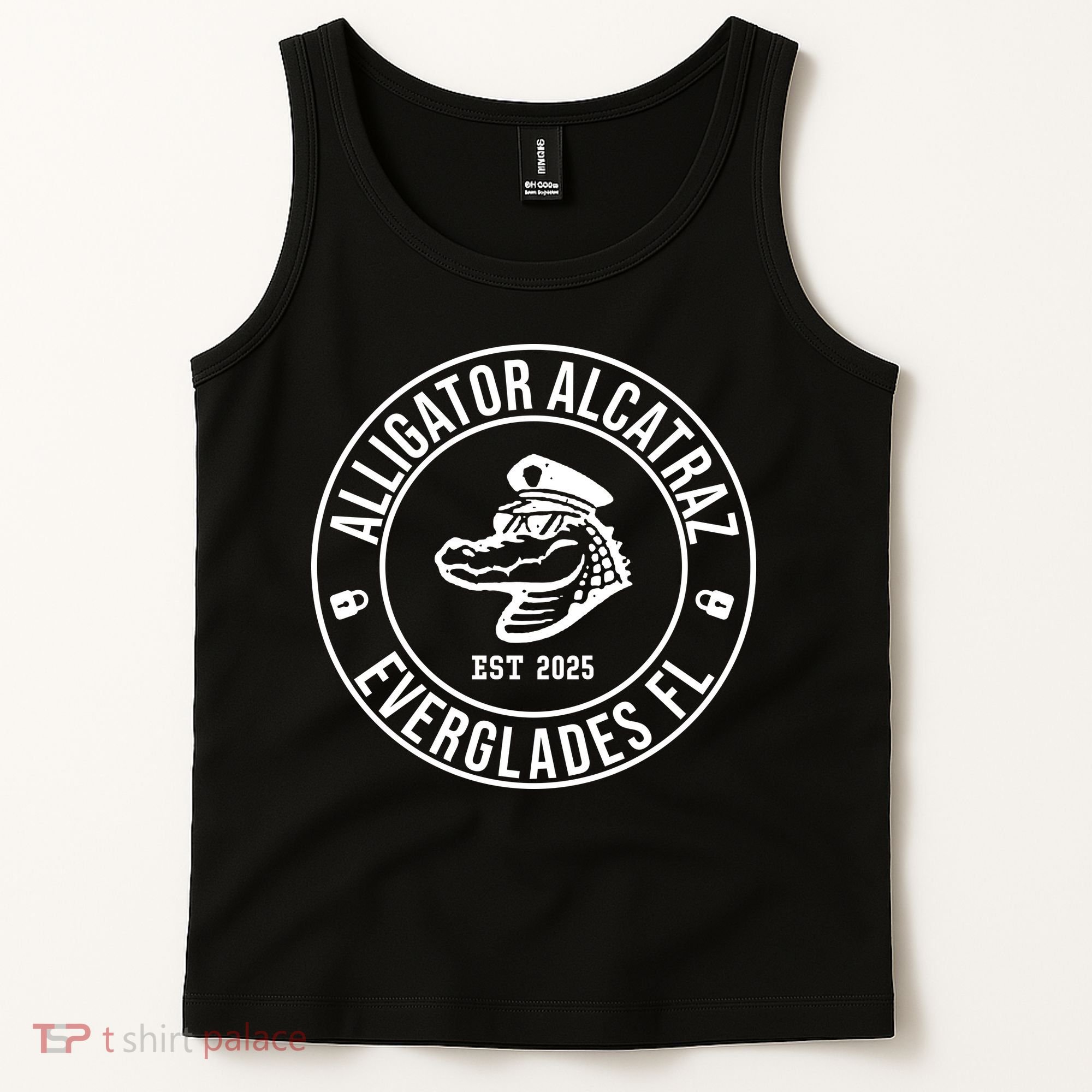 Alligator Alcatraz Everglades Florida Est 2025 Tank Top