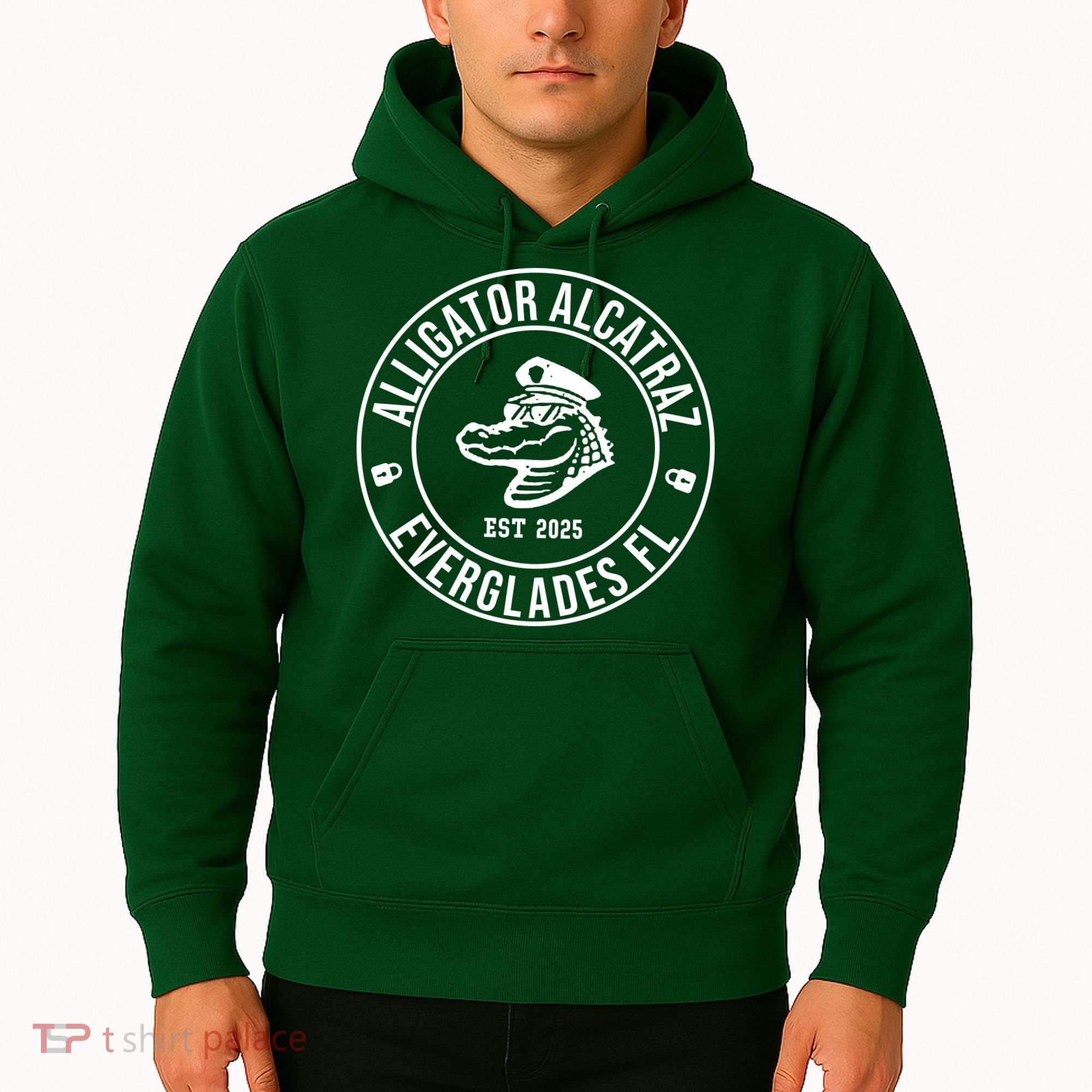 Alligator Alcatraz Everglades Florida Est 2025 Hoodie
