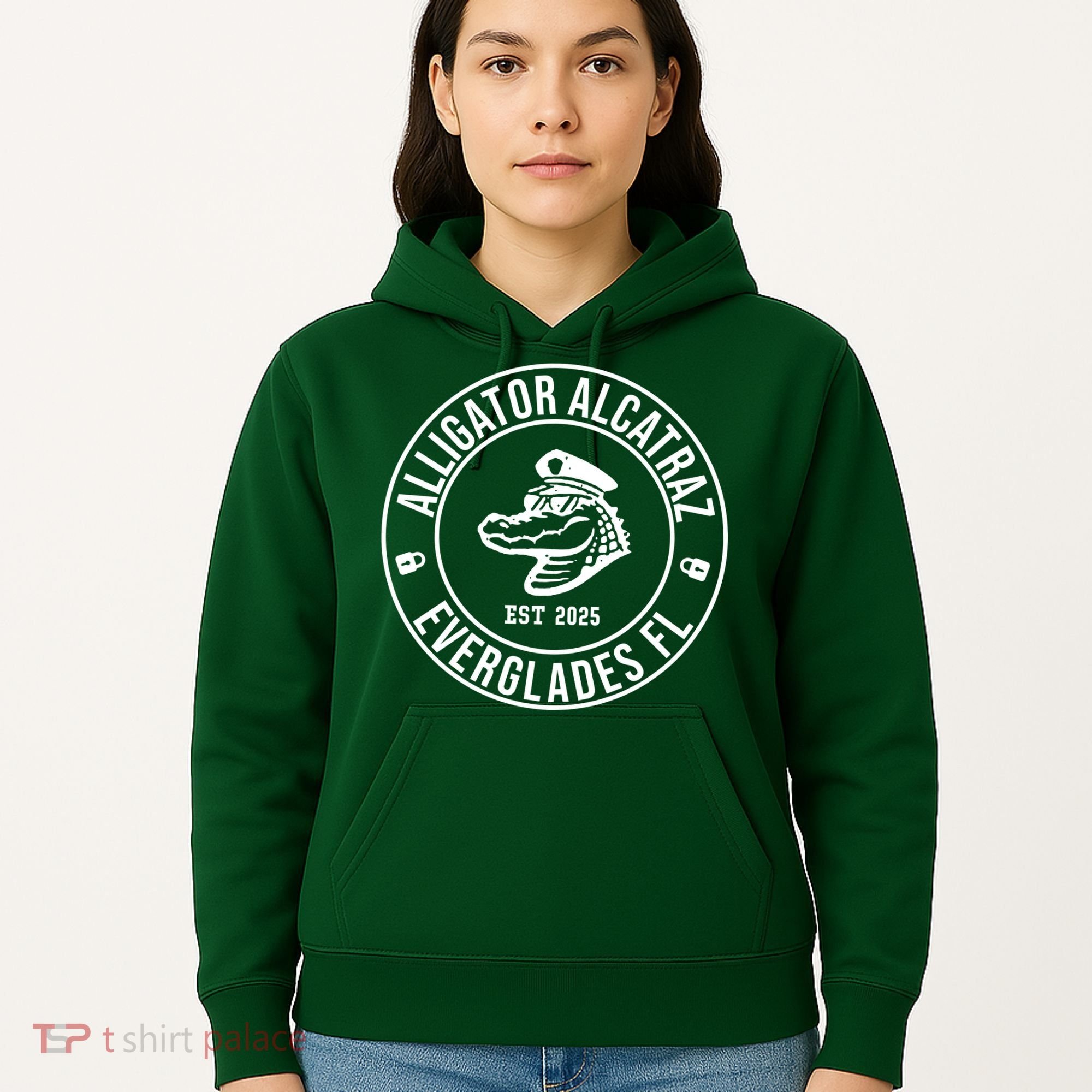Alligator Alcatraz Everglades Florida Est 2025 Hoodie