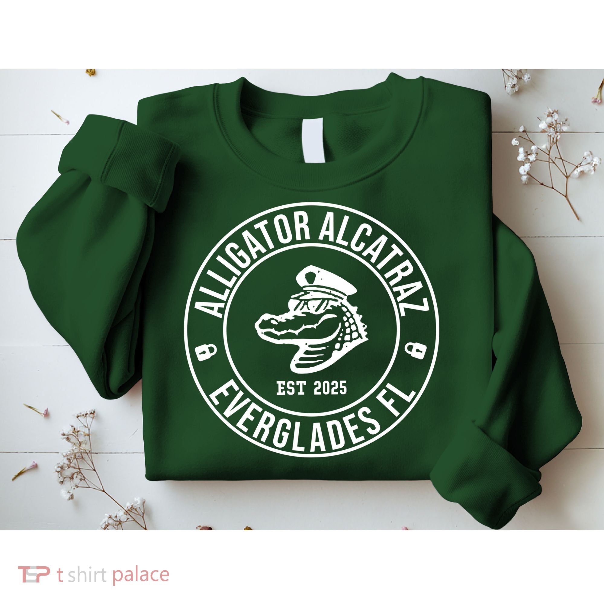 Alligator Alcatraz Everglades Florida Est 2025 Sweatshirt