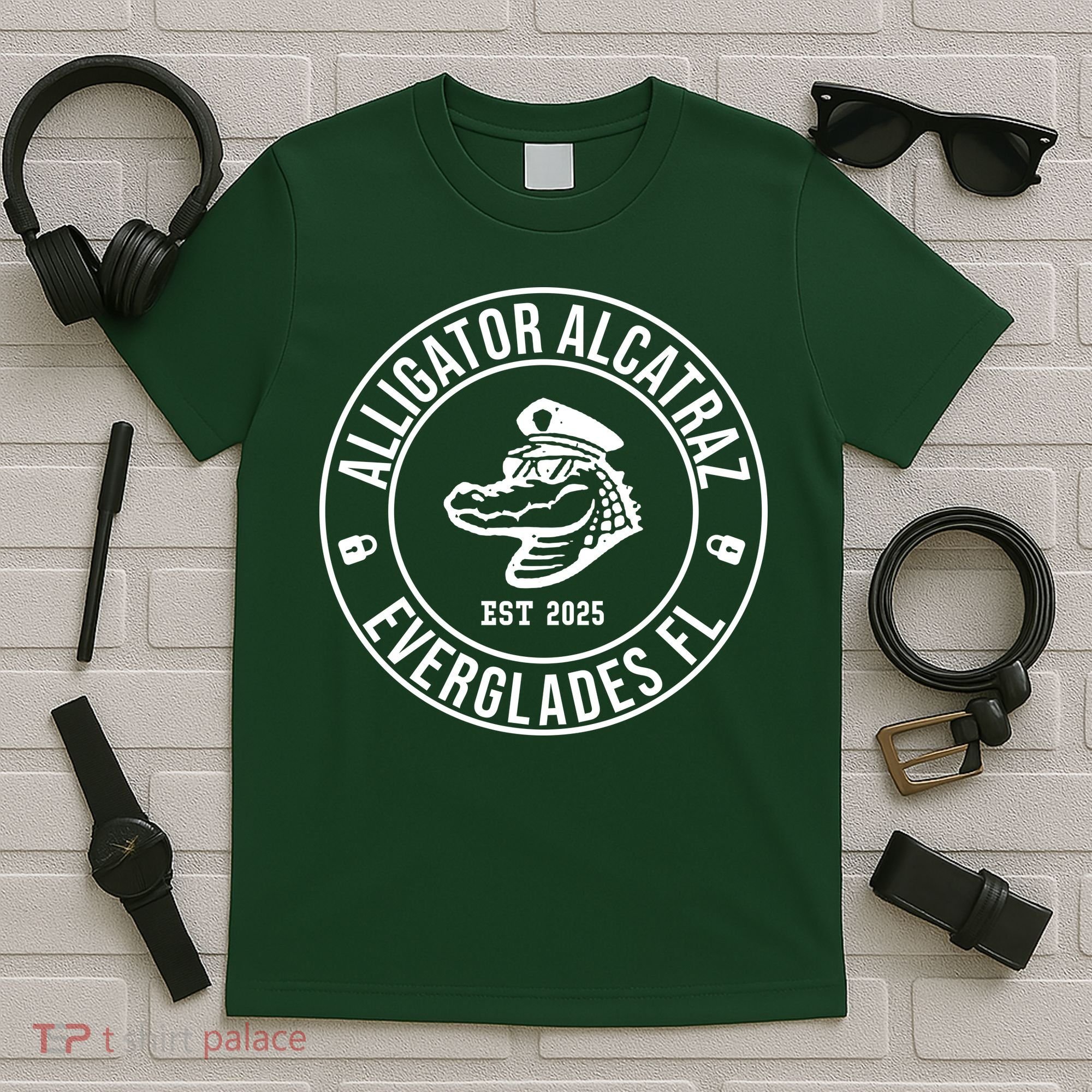 Alligator Alcatraz Everglades Florida Est 2025 T-Shirt