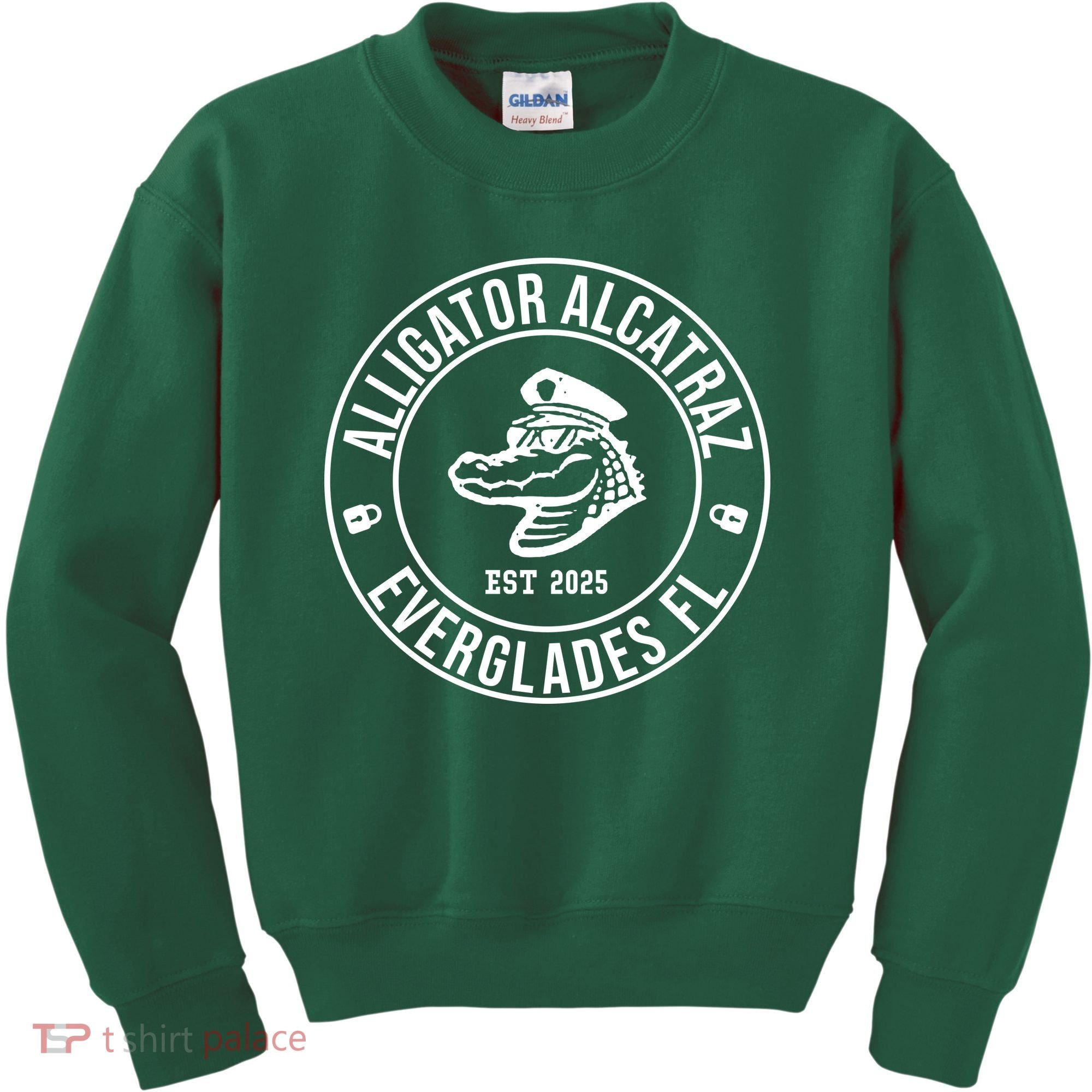 Alligator Alcatraz Everglades Florida Est 2025 Kids Sweatshirt