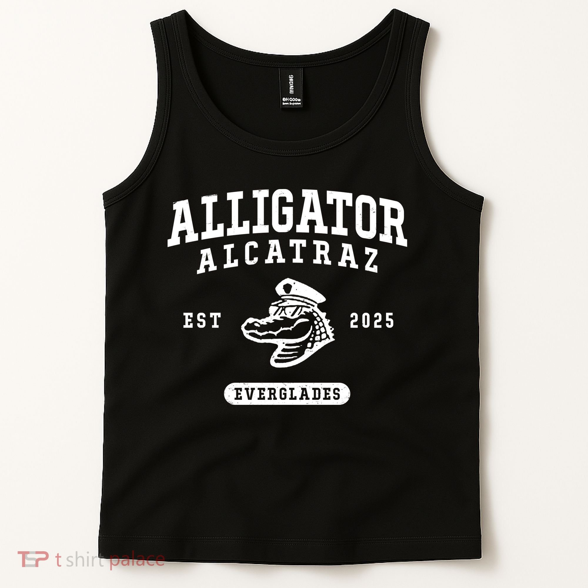 Alligator Alcatraz Everglades Est 2025 Tank Top