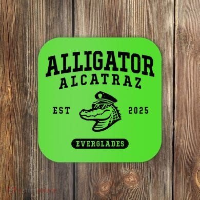 Alligator Alcatraz Everglades Est 2025 Coaster