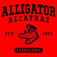 Alligator Alcatraz Everglades Est 2025 Santa Hat thumb 1