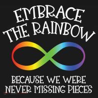 Autism Awareness Embrace The Rainbow Infinity Anti Puzzle Gift Women's Hoodie thumb 2