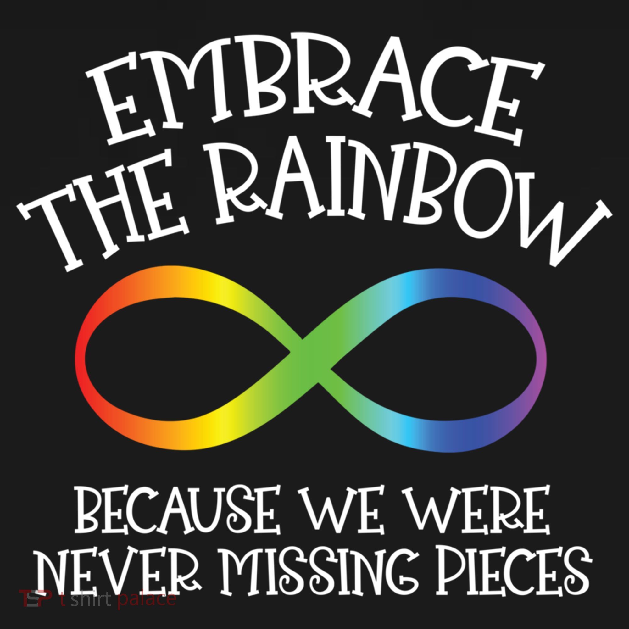 Autism Awareness Embrace The Rainbow Infinity Anti Puzzle Gift Women's Hoodie