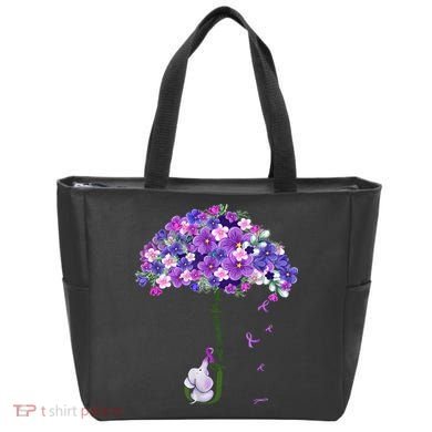 Alzheimer Awareness Elephant I Will Remember For You Supporter Alzheimer Tote Bag
