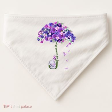 Alzheimer Awareness Elephant I Will Remember For You Supporter Alzheimer USA-Made Doggie Bandana