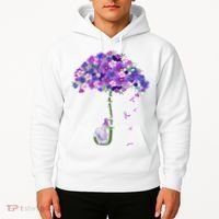 Alzheimer Awareness Elephant I Will Remember For You Supporter Alzheimer Hoodie thumb 2