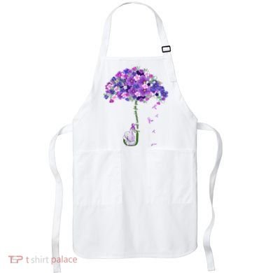 Alzheimer Awareness Elephant I Will Remember For You Supporter Alzheimer Apron