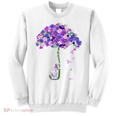 Alzheimer Awareness Elephant I Will Remember For You Supporter Alzheimer Sweatshirt
