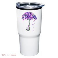 Alzheimer Awareness Elephant I Will Remember For You Supporter Alzheimer Tumbler thumb 0