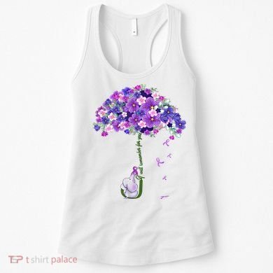Alzheimer Awareness Elephant I Will Remember For You Supporter Alzheimer Women's Tank Top