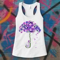 Alzheimer Awareness Elephant I Will Remember For You Supporter Alzheimer Women's Tank Top thumb 3