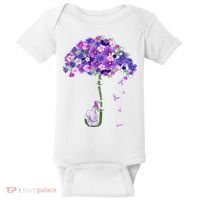 Alzheimer Awareness Elephant I Will Remember For You Supporter Alzheimer Baby Bodysuit thumb 0