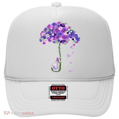 Alzheimer Awareness Elephant I Will Remember For You Supporter Alzheimer Hat