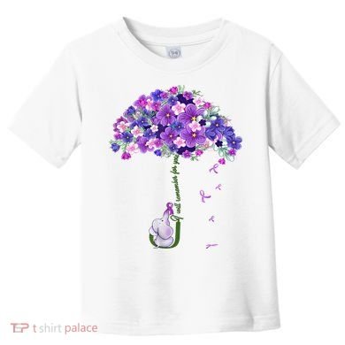 Alzheimer Awareness Elephant I Will Remember For You Supporter Alzheimer Toddler T-Shirt