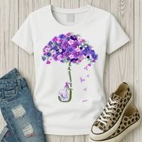 Alzheimer Awareness Elephant I Will Remember For You Supporter Alzheimer Women's T-Shirt thumb 3